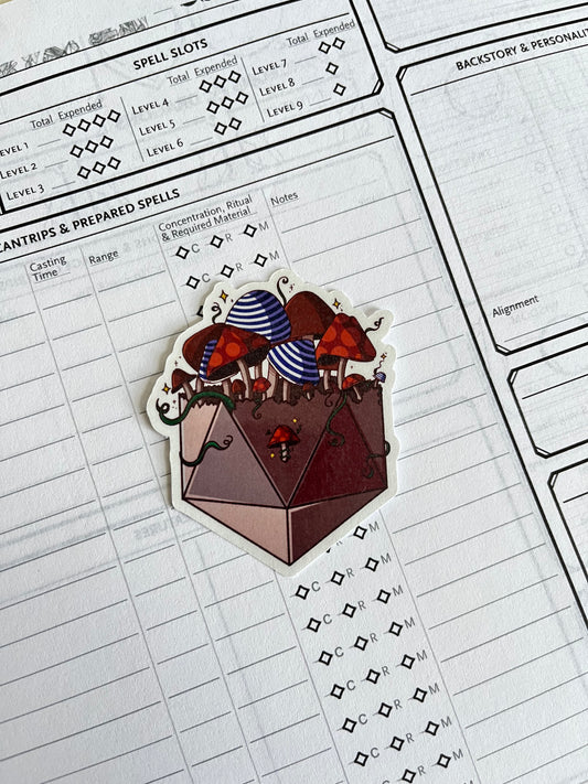 Critical Spore Die-Cut Sticker