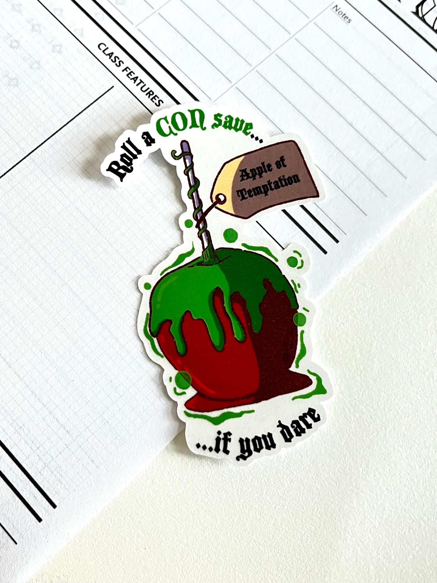 Apple of Temptation Die-Cut Sticker