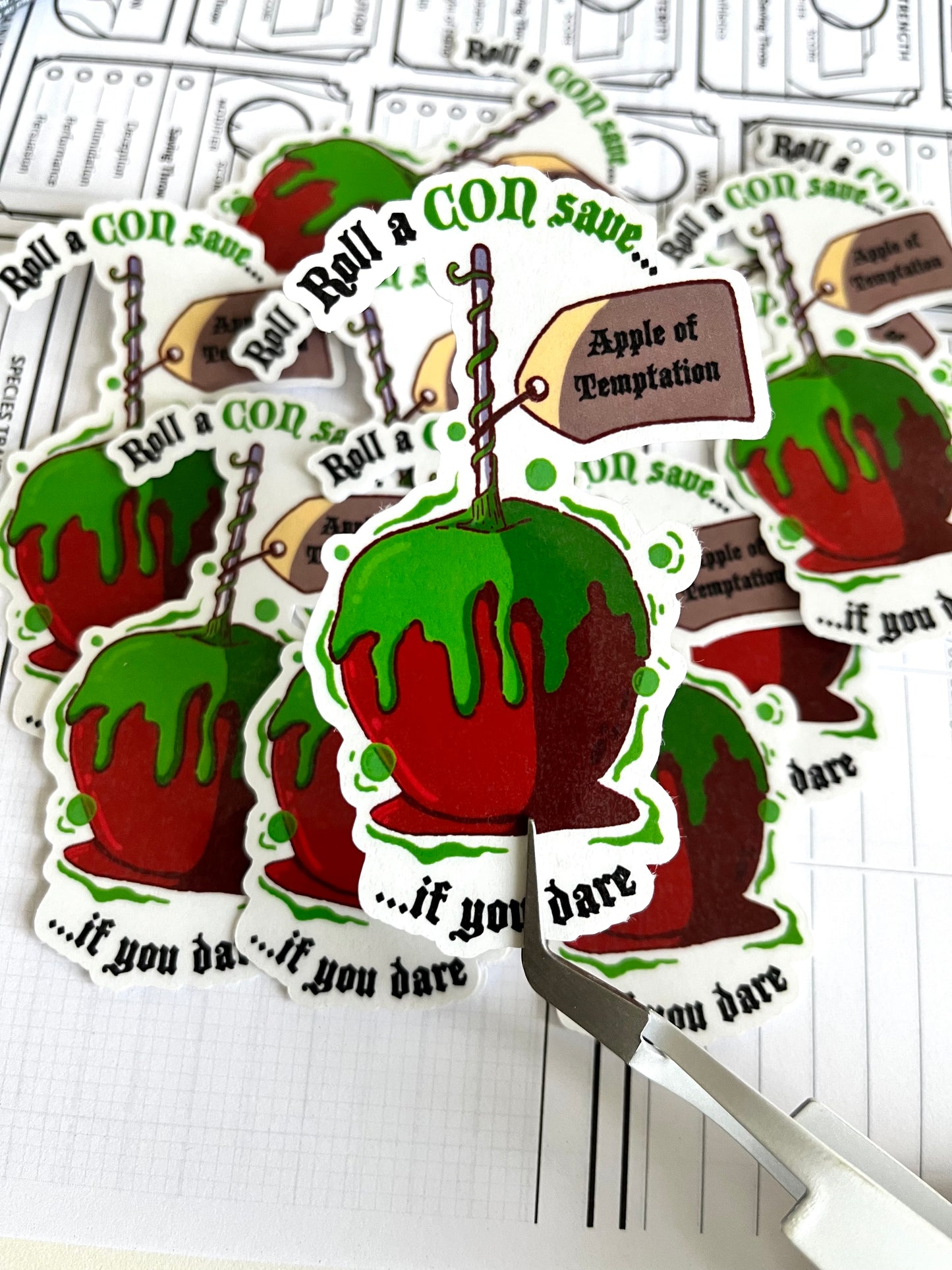 Apple of Temptation Die-Cut Sticker