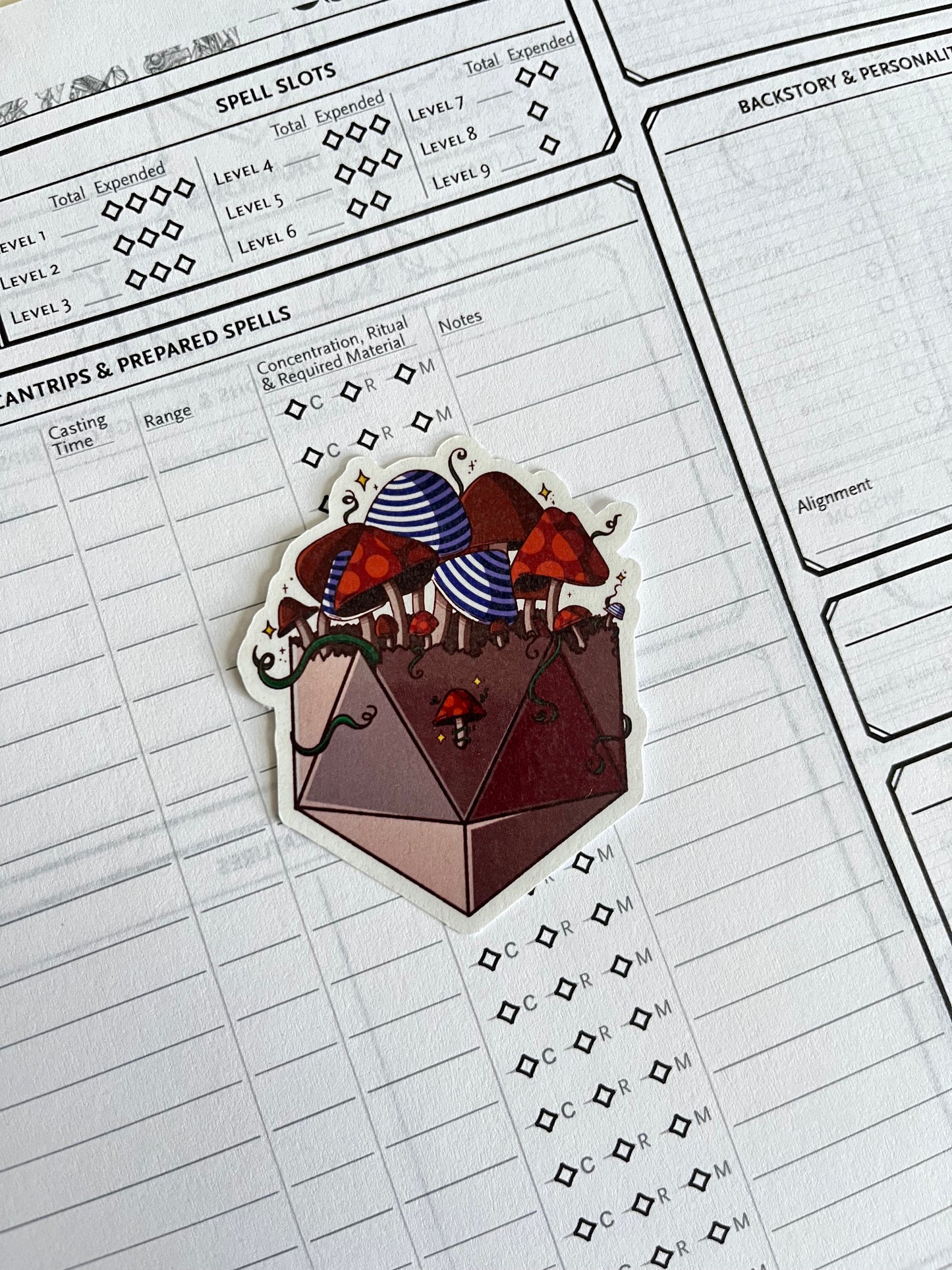 Critical Spore Die-Cut Sticker