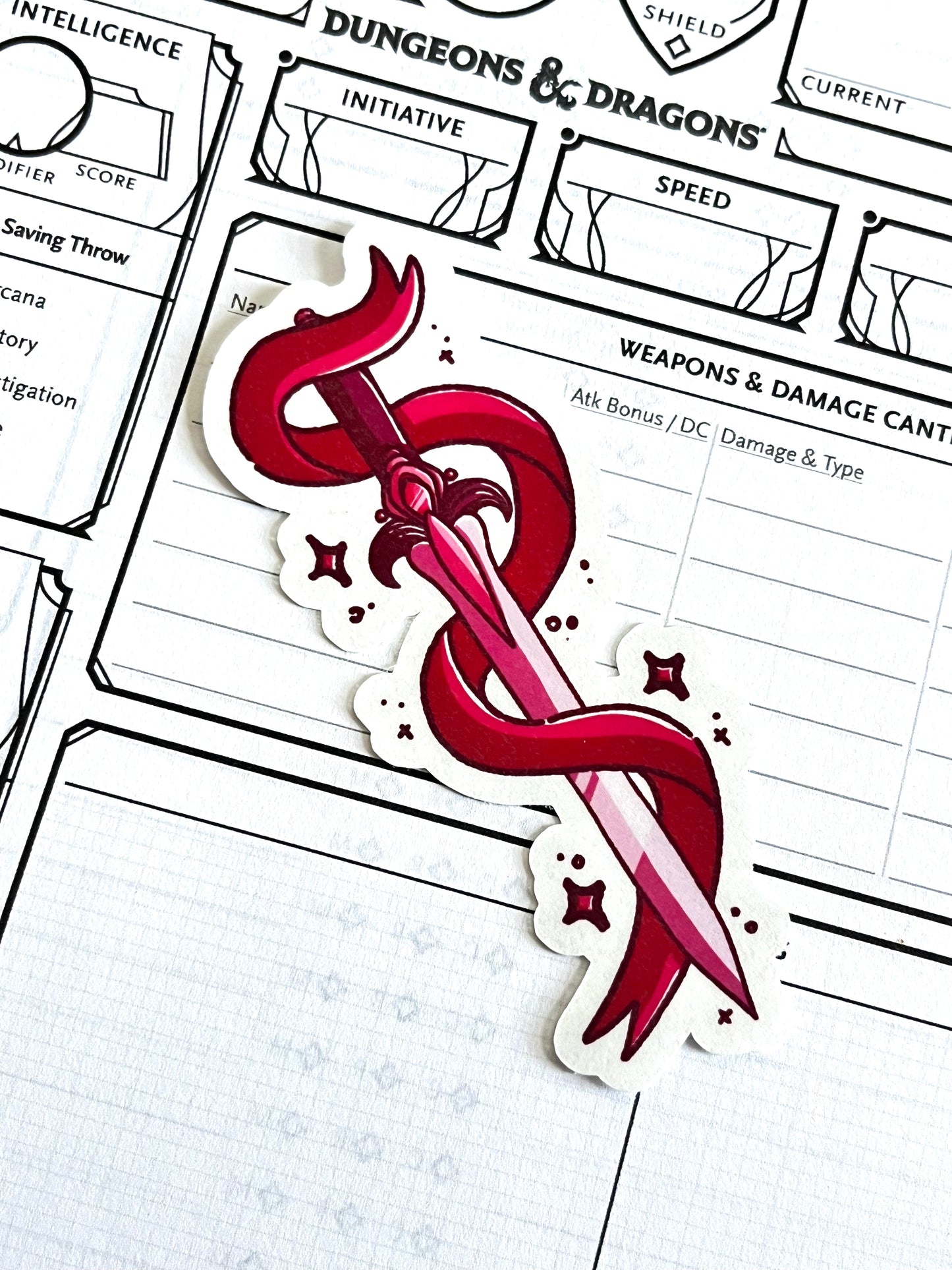 Sword of Hope Die-Cut Sticker