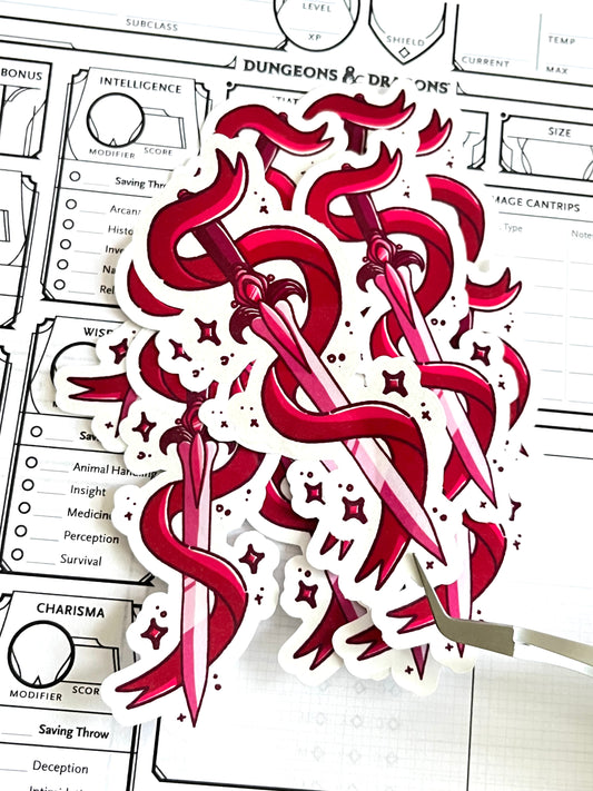 Sword of Hope Die-Cut Sticker