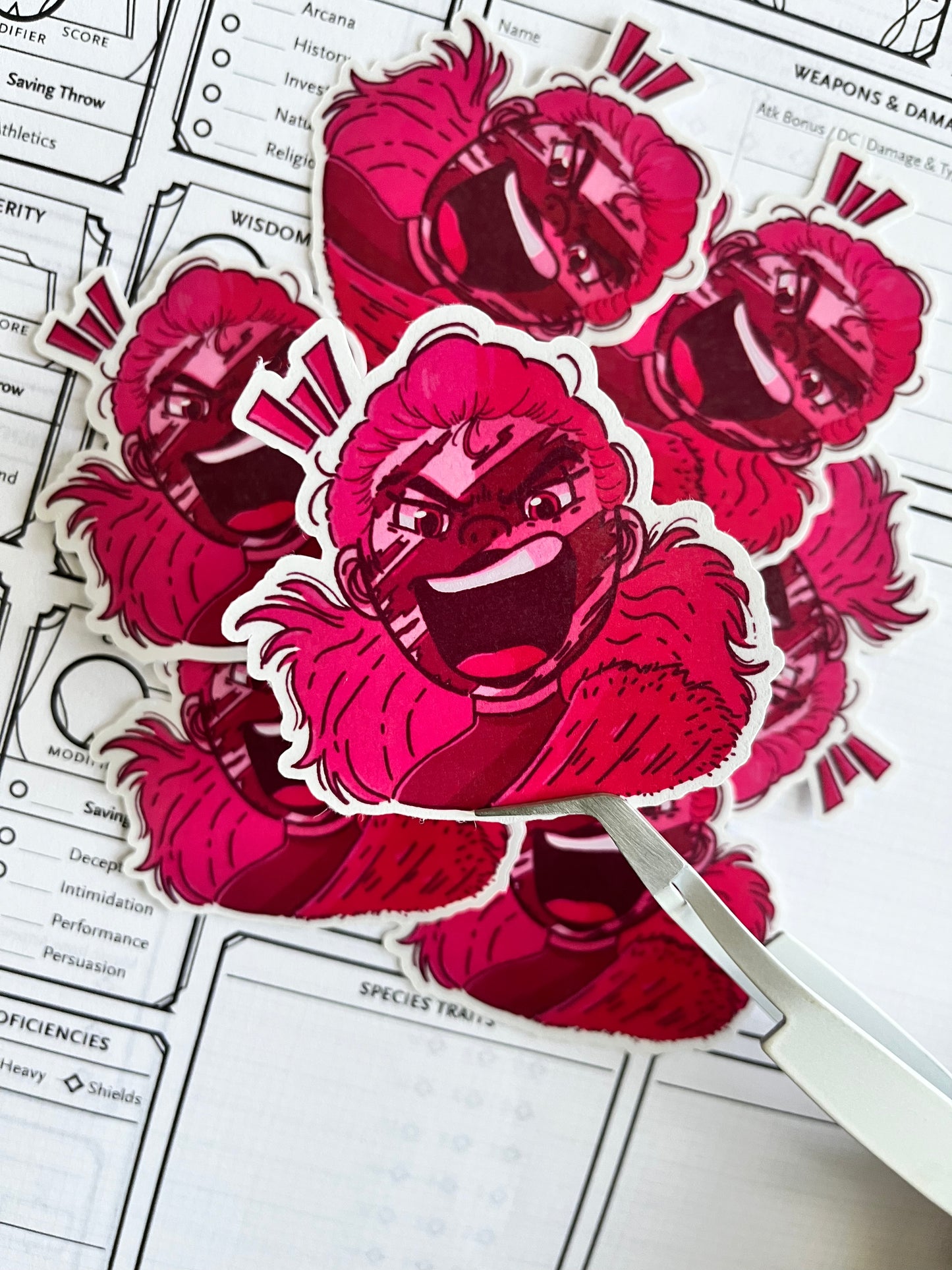 Rage Against Cancer Die-Cut Sticker